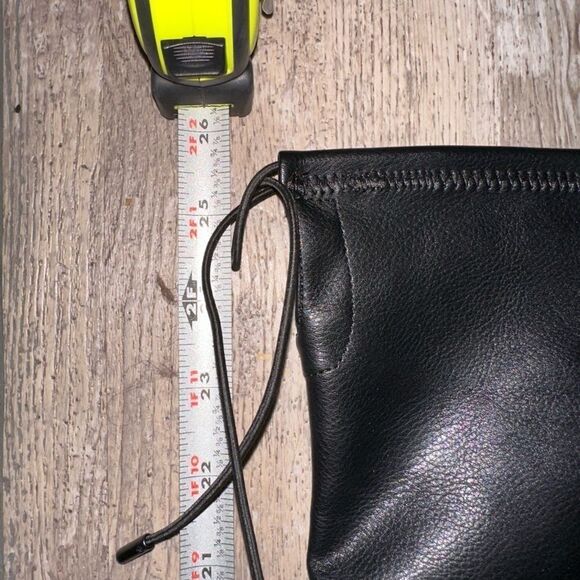 Lane Bryant over the knee faux leather drawstring closure new sz 11W - Picture 6 of 12